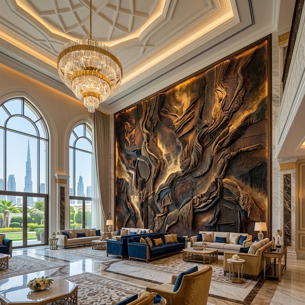 Grand Statement Relief by Ubuntu Interior